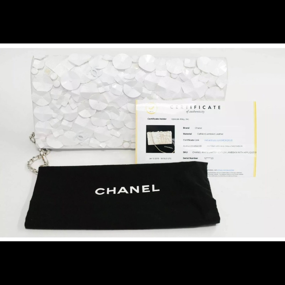 **)(SOLD) **CHANEL LTD. EDITION BAG AUTHENTICATED BY ENTRUPY - Picture 2 of 11